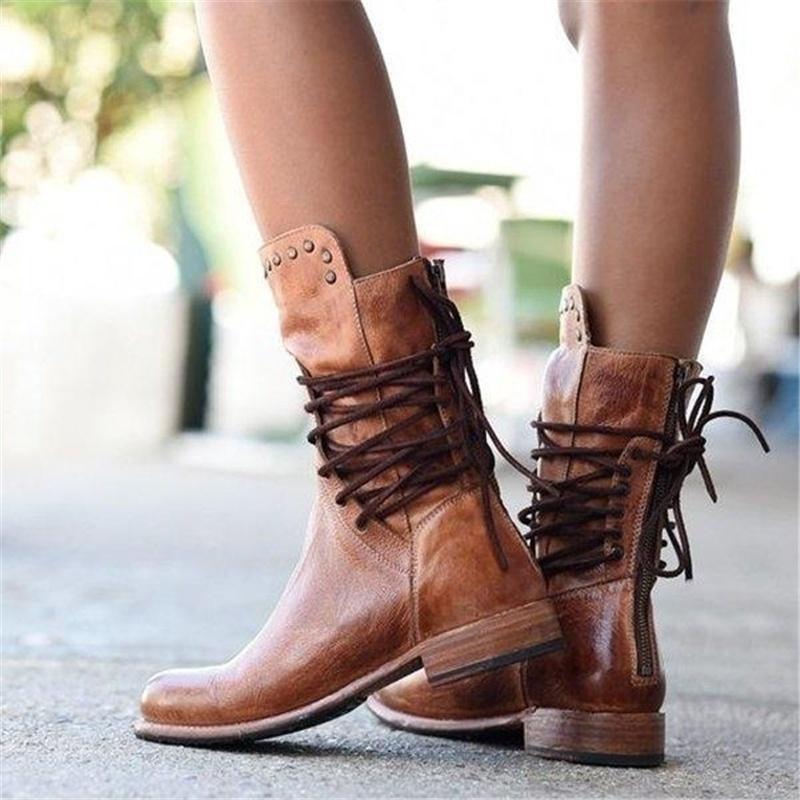 Aruna | Botas de tacón alto de piel para mujer