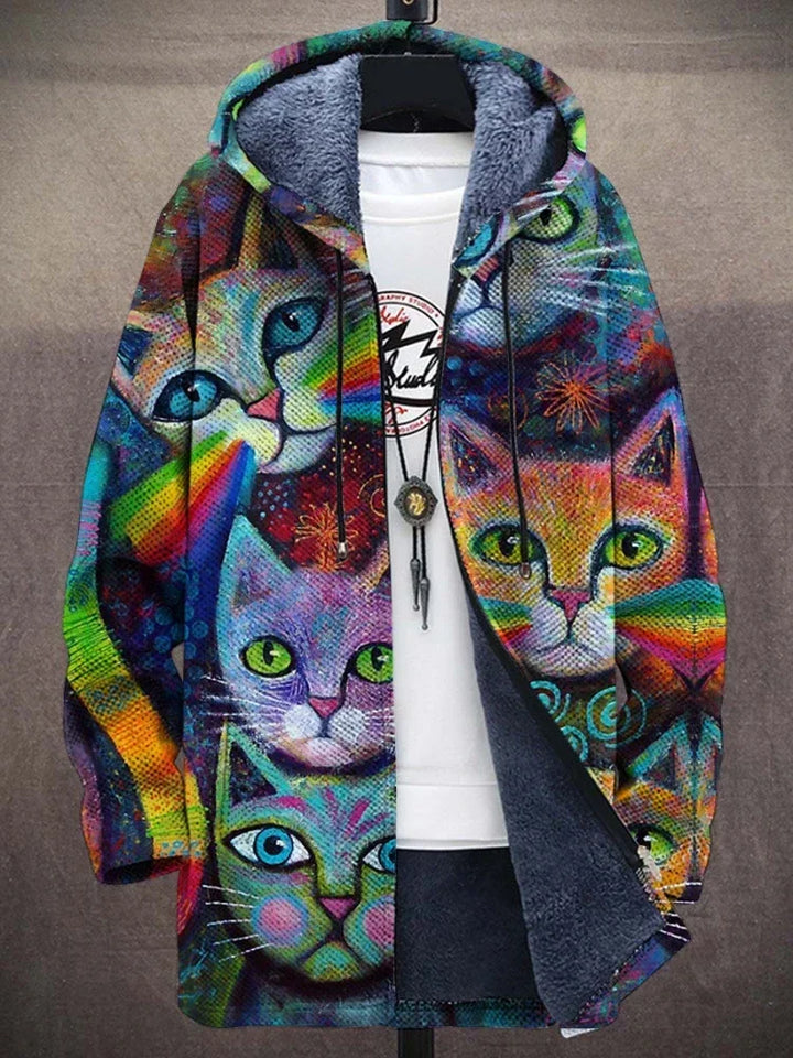 Guan - Chaqueta con estampado artístico