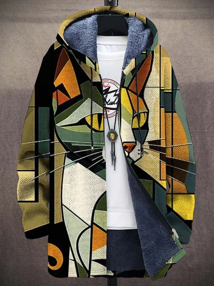 Guan - Chaqueta con estampado artístico