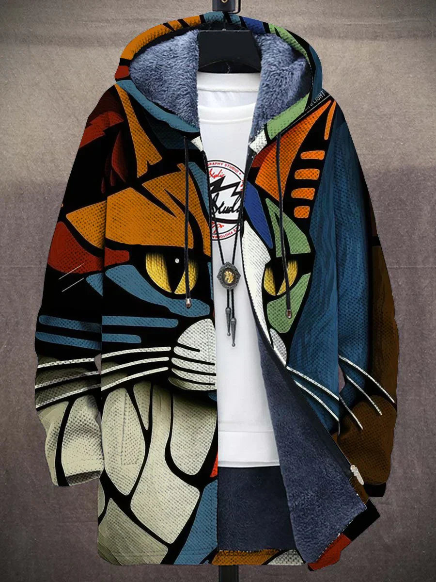 Guan - Chaqueta con estampado artístico